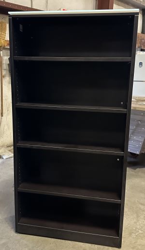 72" Bookcase w/ Floating glass top